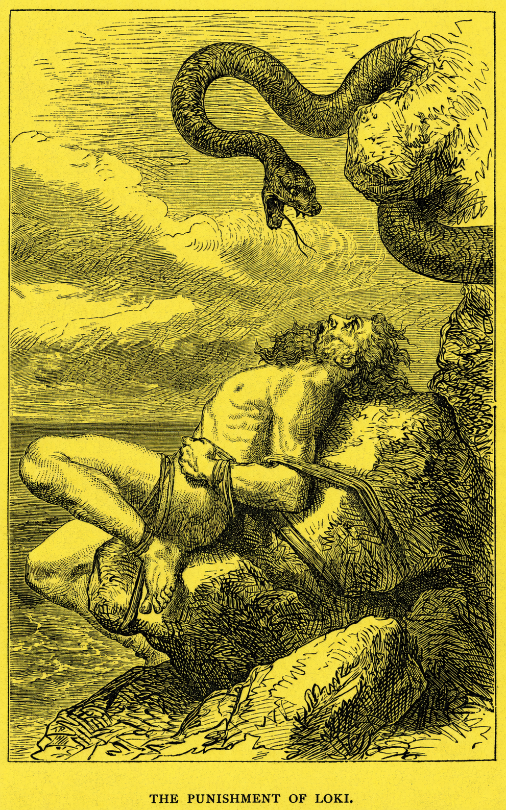 The Punishment of Loki engraving